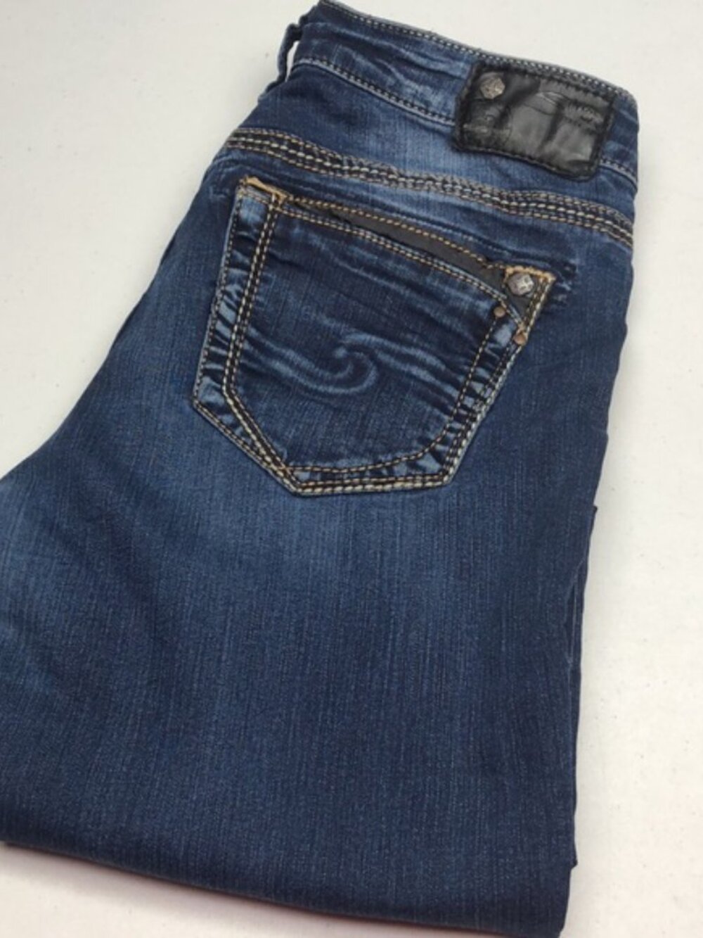 SILVER SUKI HIGH SLIM JEANS 28x31 ⭐️